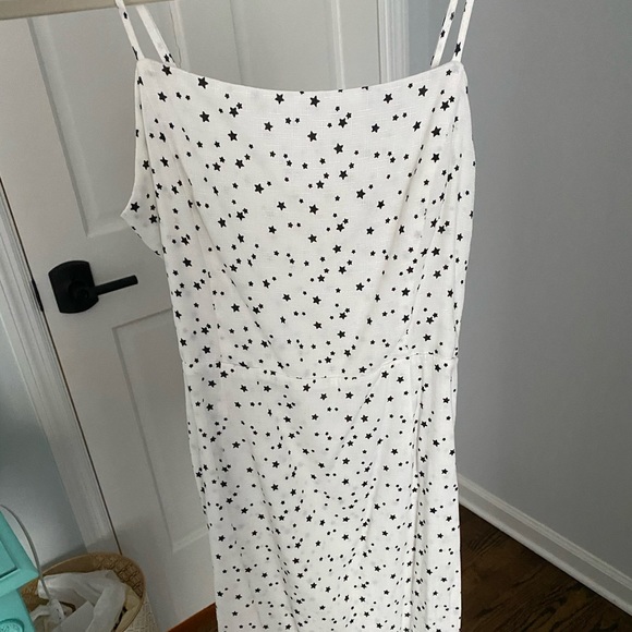Princess Polly Dresses & Skirts - White and Black Star Mini Dress